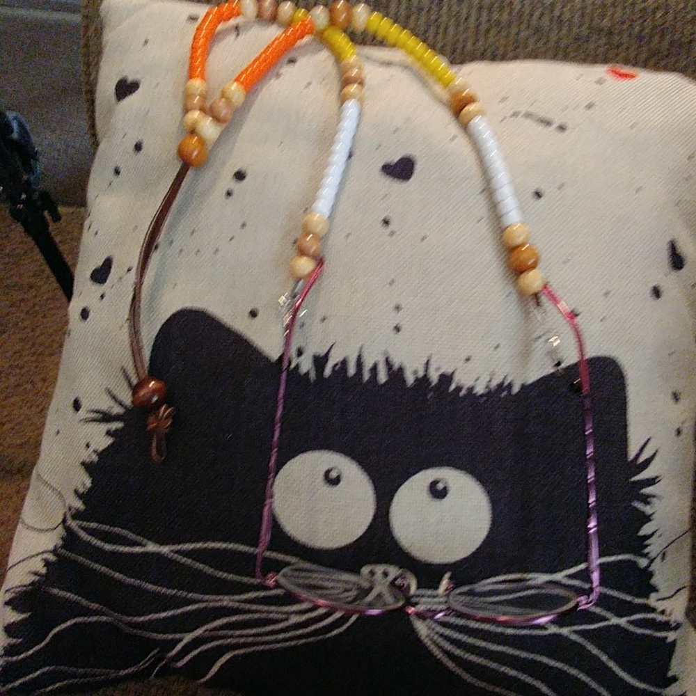 Multi-colored glasses strap